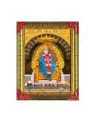 Satvik Shirdi Sai Baba Photo Frame (1) For Prayer and Decor (17*22cms)
