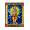 Satvik Sri Dhanvantri Dev, God of Health and Ayurveda Photo Frame (1) for Pooja and Prayer (17*22cms)
