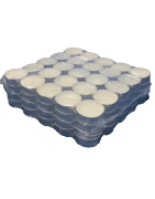 Satvik Tea light Wax Candles (200pcs, 38mm 1 1/2", Unscented), 2 Boxes