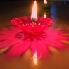 Satvik Designer Multicolour Floating Reflection Acrylic Diyas For Diwali Festival, Colourful Diwali diyas, Set of 4