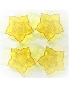 Satvik Designer Multicolour Floating Reflection Acrylic Diyas For Diwali Festival, Colourful Diwali diyas, Set of 4