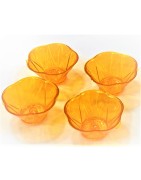 Satvik Designer Multicolour Floating Reflection Acrylic Diyas,Set of 4
