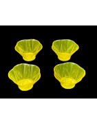 Satvik Designer Multicolour Floating Reflection Acrylic Diyas For Diwali Festival, Colourful Diwali diyas, Set of 4