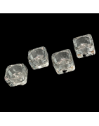 Satvik Tea light Candle Holder, Clear Glass Holder for Home Decor, Indoor and Outdoor Decoration, pack of 10 pcs