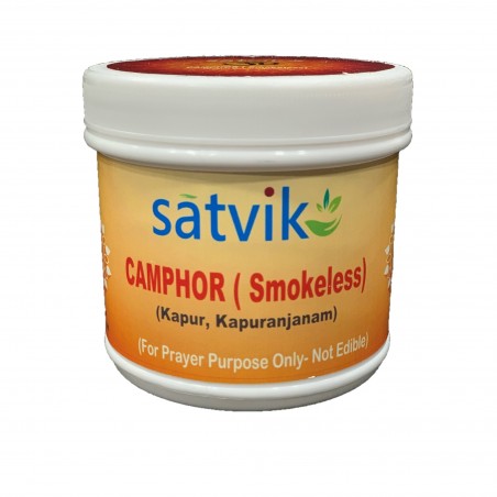 Satvik Smokeless Camphor Tablets, Karpoor, Karpoora, 200 grams
