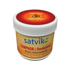 Satvik Smokeless Camphor Tablets, Karpoor, Karpoora, 200 grams
