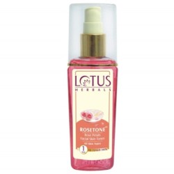 Lotus Herbals Rosetone Rose Petals Facial Skin Toner, (Alcohol Free)
