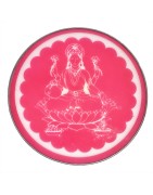 Satvik Multicolour Plastic Rangoli Stencil for Diwali Decoration, Goddess Maha Lakshmi + 2 Assorted Design, Set of 3 (20cm*20cm)
