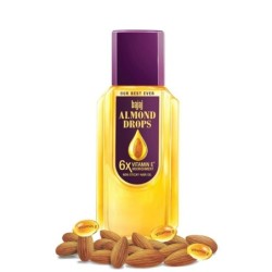 Bajaj Almond Drops Non-Sticky Hair Oil - 6X Vitamin E Nourishment