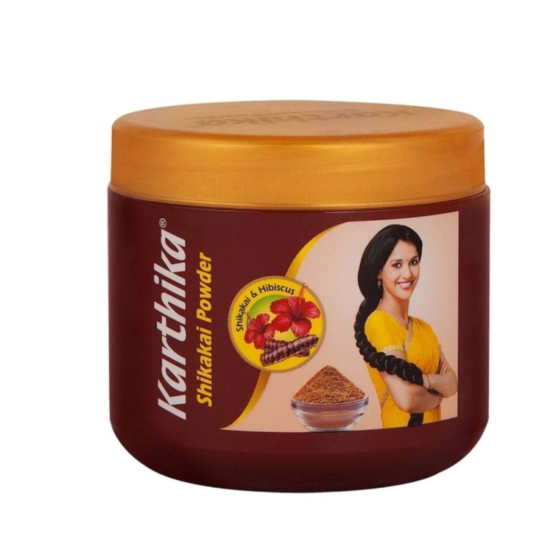 Karthika Herbal Powder for Hair Wash with Shikakai & Hibiscus 180g