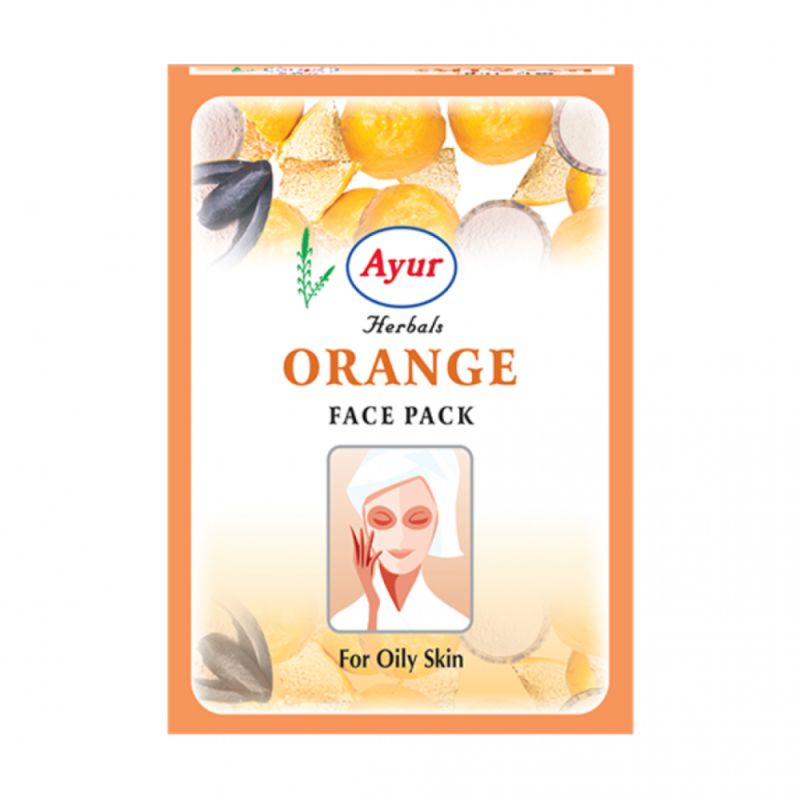 Ayur Herbals Orange Face Pack, for Oily Skin 100g