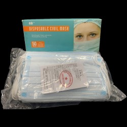 SG READY STOCK-3 Ply Surgical Mask 6BTM, 3 Ply face Mask by Xuchuang Kangxin Medical Instruments PM2.5,CE & FDA Approved