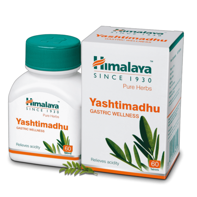 Himalaya Yashtimadhu Gastric Wellness Tablets (60 Tablets)