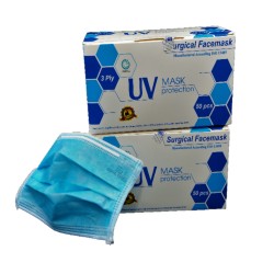 SG READY STOCK-UV Mask 3 Ply Surgical Face Mask by Song Thien, BFE 99%, Certified ISO 9001 & 13485, CE & FDA Approved