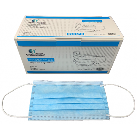 SG READY STOCK - 3 Ply Surgical Mask,Ear Loop, 3 Layer Disposable Surgical mask,Anti dust mask Singapore, 3ply mask