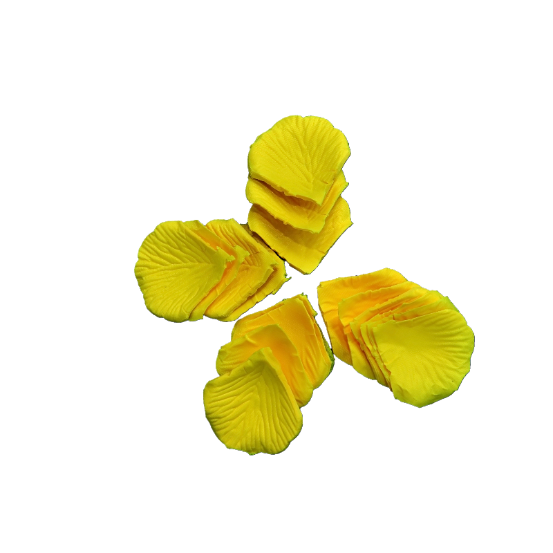 Artificial Yellow Silk Rose Petals for wedding, event, party and decoration