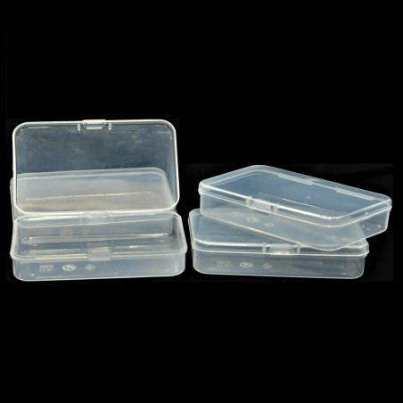 Clear Plastic Storage Boxes, Set of 12 (1 dozen) Size 6*9*2 cm