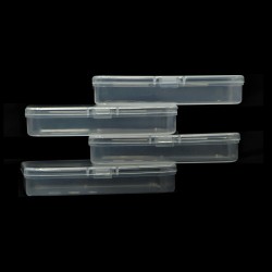 Clear Plastic Storage Boxes, Set of 12 (1 dozen) Size 6*9*2 cm