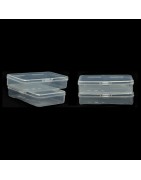 Clear Plastic Small Storage Boxes, Set of 12 (1 dozen) Size 6*8*1.5 cm