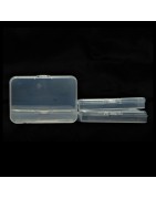 Clear Plastic Small Storage Boxes, Set of 12 (1 dozen) Size 6*8*1.5 cm