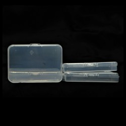 Clear Plastic Small Storage Boxes, Set of 12 (1 dozen) Size 6*8*1.5 cm