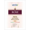 Satvik Rose Incense Sticks (Agarbatti for prayer), Pack of 10 (25g each), 100% Hand rolled Natural Incense