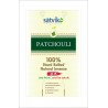 Satvik Patchouli Incense Sticks (Agarbatti for prayer), Pack of 10 (25g each), 100% Hand rolled Natural Incense