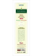 Satvik Patchouli Incense Sticks (Agarbatti for prayer). 100% Hand rolled Natural Patchouli Made from  No Charcoal, No Chemicals