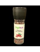 OrgoNutri Whole Sichuan Red Peppercorn (Chinese pepper) with Grinder, 60gm