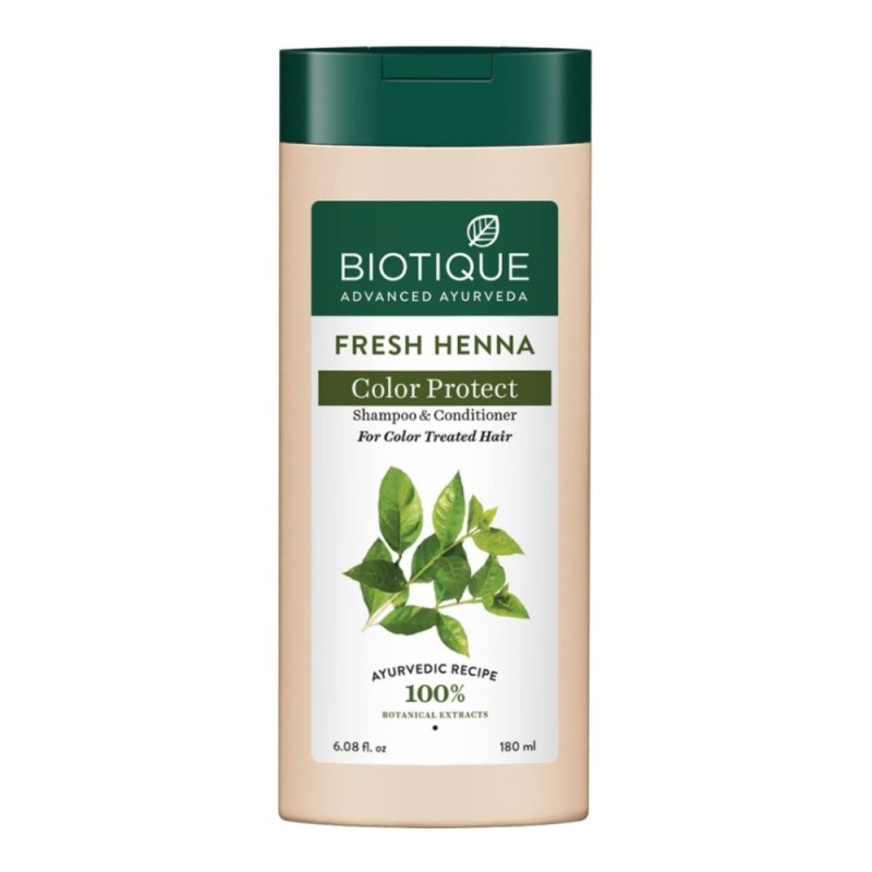 Biotique Fresh Henna Color Protect Shampoo & Conditioner 180ml