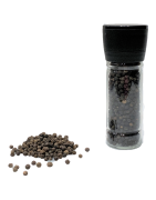 Satvik Whole Black Pepper (Kali Mirch) with Grinder, 60gm