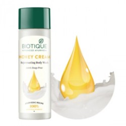 Biotique Bio Honey Cream Rejuvenating Body Wash, 100% Soap Free 190ml