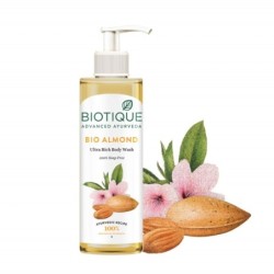 Biotique Bio Almond Ultra Rich Body Wash - 100% Soap Free 200ml