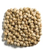 OrgoNutri Whole White Pepper (Safed Mirch) with Grinder, 60gm
