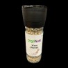 OrgoNutri Whole White Pepper (Safed Mirch) with Grinder, 60gm