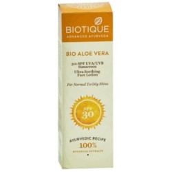 Biotique Bio Aloe Vera 30+ SPF Uva, Uvb Sunscreen - Ultra Soothing