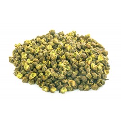 OrgoNutri Whole Sichuan Green Peppercorn with Grinder, 25gm + 50gm Pack