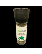 OrgoNutri Whole Sichuan Green Peppercorn with Grinder, 25gm + 50gm Pack