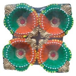 Colorful Clay Diyas for Deepavali, Diwali Diya, Divali Diya,deepavali