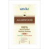 Satvik Agarwood (Oudh) Incense Sticks (Agarbatti for prayer), Pack of 10 (25g each) 100% Hand rolled Natural Incense