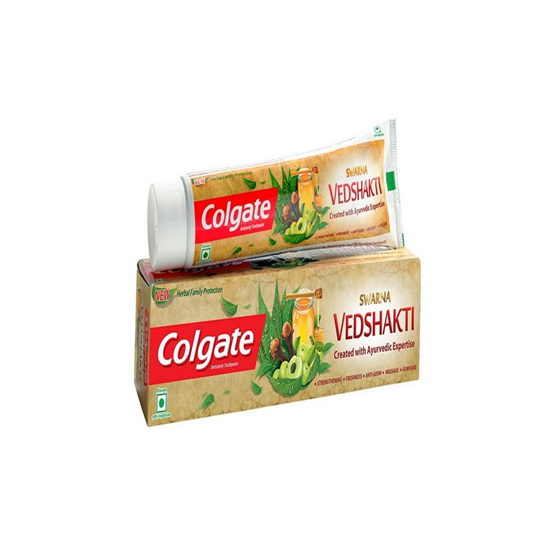 Colgate Swarna Vedshakti Ayurvedic Toothpaste with Anti Germ properties, 200g