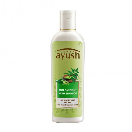 Lever Ayush Anti Dandruff Neem Shampoo, 175ml for Healthy Scalp and Hair