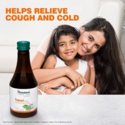 Himalaya Tulasi Syrup Respiratory Wellness, Relieves Cough & Cold