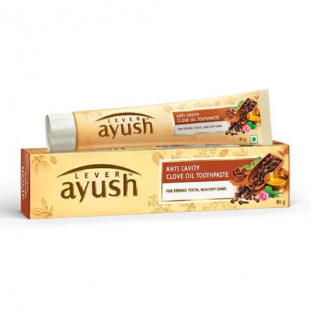 Lever Ayush Anti Cavity Clove Oil Toothpaste, 150g