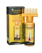 Indulekha Bringha Oil, 100ml, 100% Ayurvedic Oil, Reduces Hair Fall and Grows New Hair