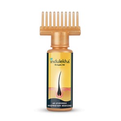 Indulekha Bringha Oil, 100ml, 100% Ayurvedic Oil, Reduces Hair Fall and Grows New Hair
