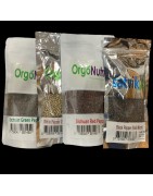 OrgoNutri Combo Pack of 4 peppers- Green, Red, White and Black, 100g each