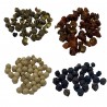 OrgoNutri Combo Pack of 4 peppers- Green, Red, White and Black, 100g each