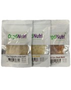 OrgoNutri Collagen Combo Pack of Snow Lotus Seed 100g, Gum Tragacanth 100g, Peach Gum 100g