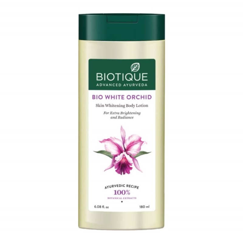 Biotique Bio White Orchid Skin Whitening Body Lotion, for Extra
